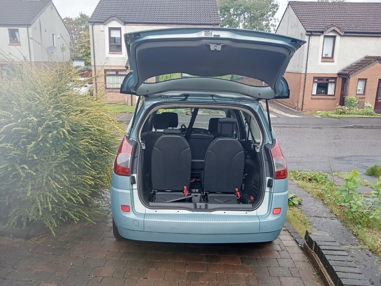 CHEAPEST LOW MILEAGE 7 SEATER MPV IN SCOTLAND GRAND SCENIC ULEZ COMPLIANT MOT AUG 26 