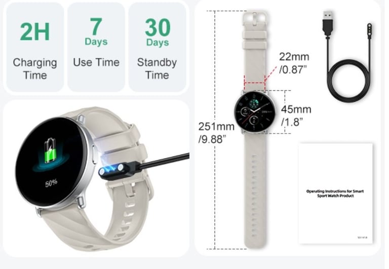 Smart Watch for Men Women