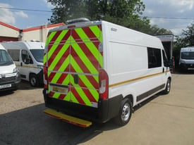**FIAT DUCATO WELFARE VAN WITH TOILET AND SOLAR PANEL - DELIVERY MILES ONLY**