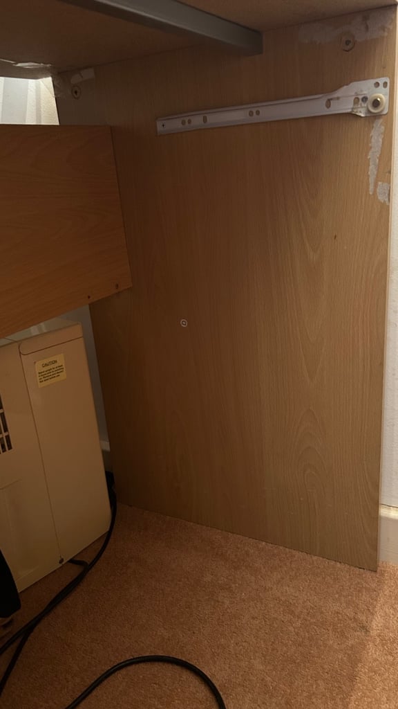 Computer desk without keyboard