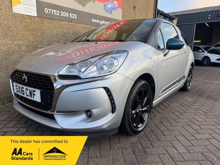 2016 DS Automobiles DS 3 1.2 PureTech Elegance Euro 6 (s/s) 3dr HATCHBACK Petrol Manual