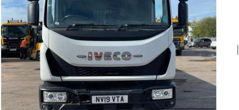 2019 Iveco Eurocargo 7.5 ton EURO 6 manual gearbox dropside scaffolding