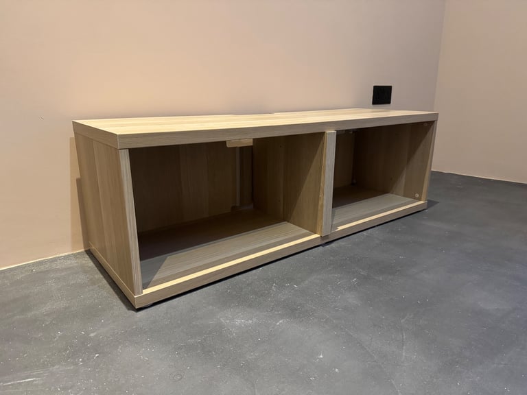 IKEA BÄSTÅ TV Bench – Light Beige – 120x40x38cm – Excellent Condition, Nearly New