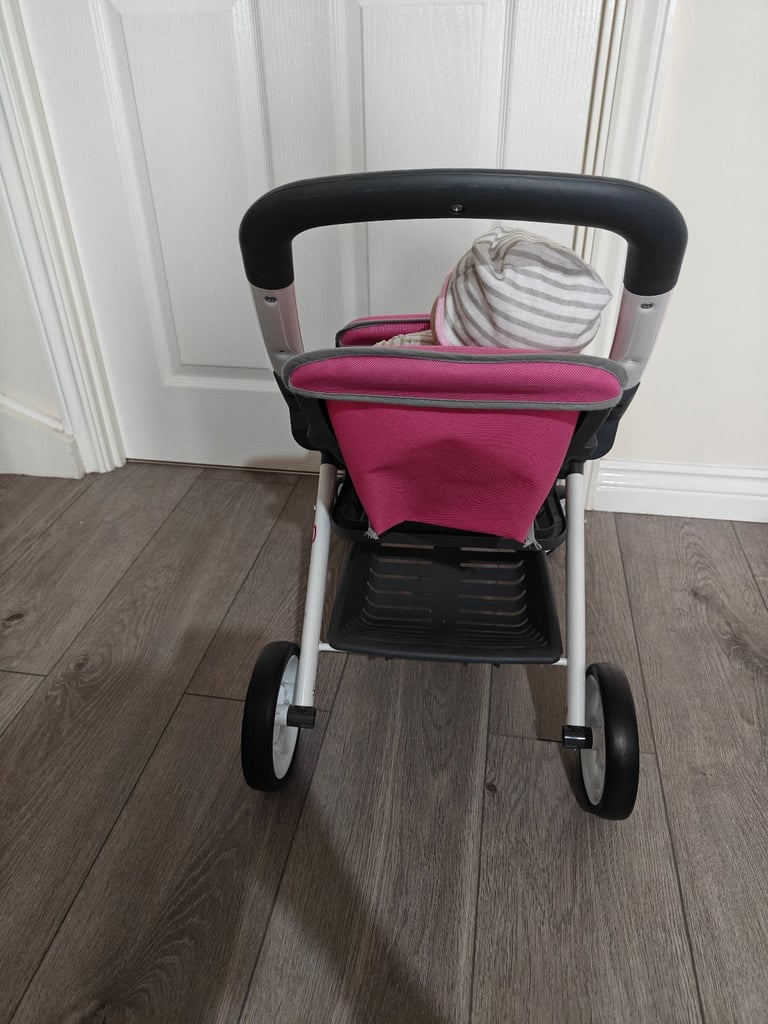 Quinny Twin Toy Pretend Play Pushchair For Dolls and Baby Dolls