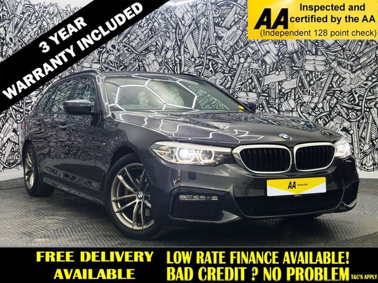 2018 BMW 5 Series 2.0 520d M Sport Touring 5dr Diesel Auto Euro 6 (s/s) (190 ps) Estate Diesel Au...