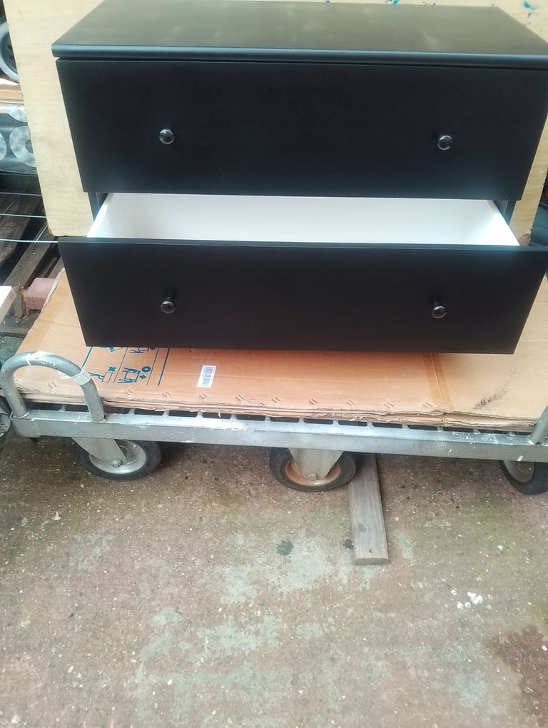 Chest of 2 big deep drawers in new condition spotlessly clean 