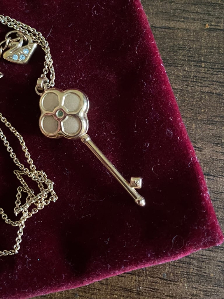 image for Swarovski key necklace 