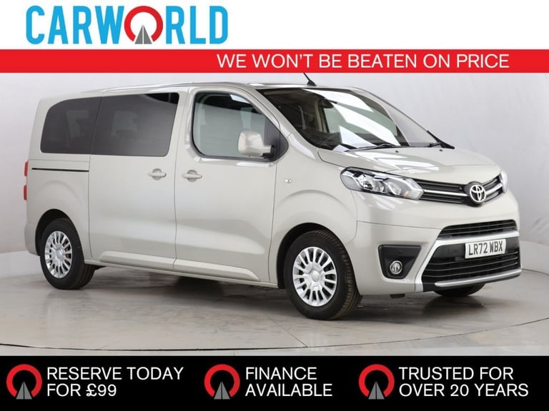 2022 Toyota PROACE CITY Verso 1.5D Shuttle Medium MPV 5dr Diesel Manual MWB Euro 6 (s/s) (9 Seat)...
