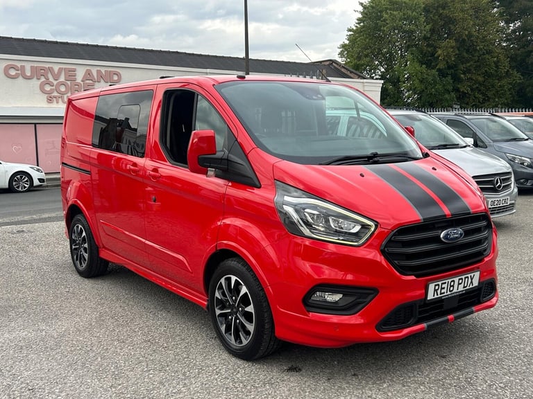 image for 2018 Ford Transit Custom 2.0 310 EcoBlue Sport Crew Van L1 H1 Euro 6 6dr (5 Seat) PANEL VAN Diese...
