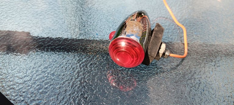 Motorcycle bullet style brake and turn lights x 2