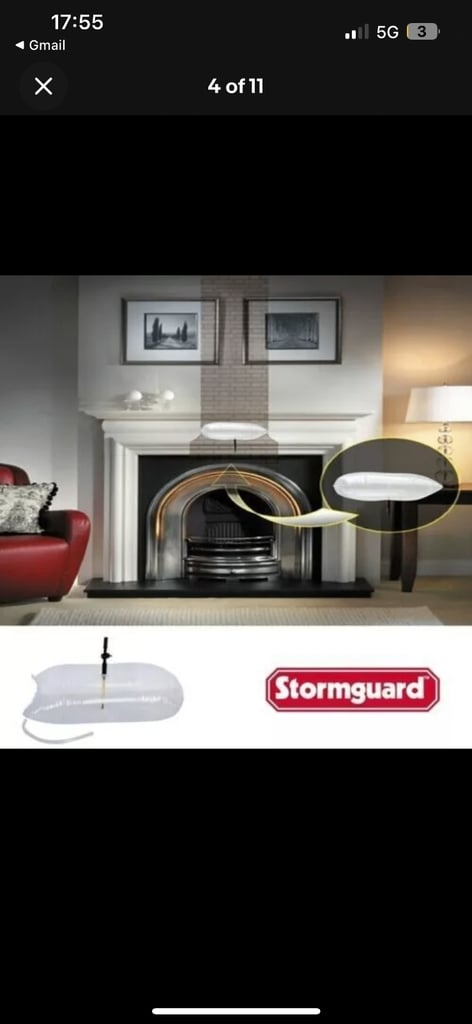 Stormguard Chimney Balloon Draught Excluder