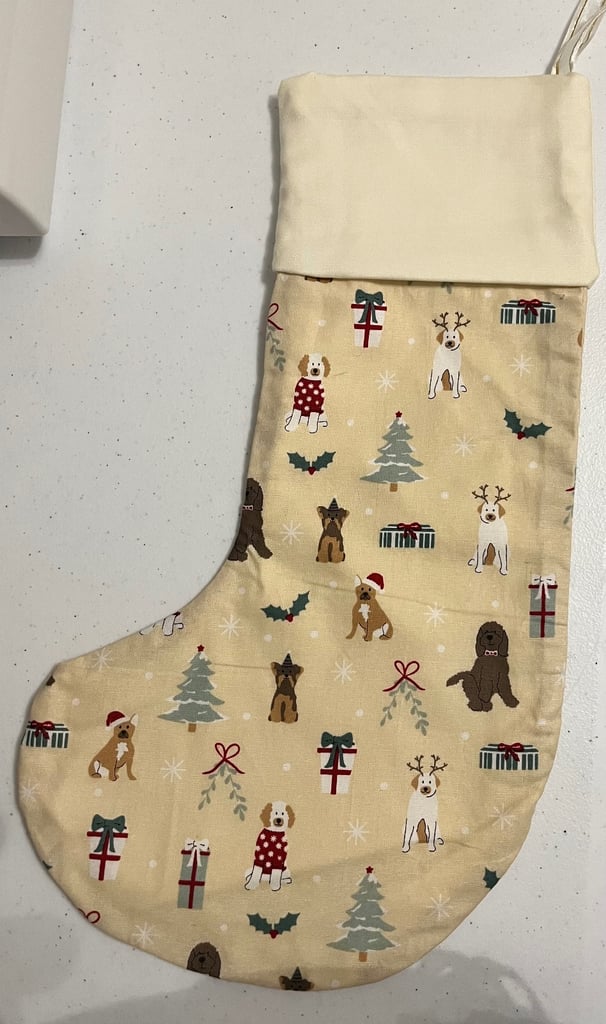 Christmas stockings with cat and dog designs