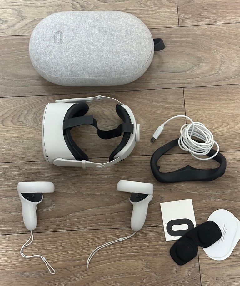 image for Meta Oculus Quest 2 - 256GB - Padded Strap/Case - Bundle