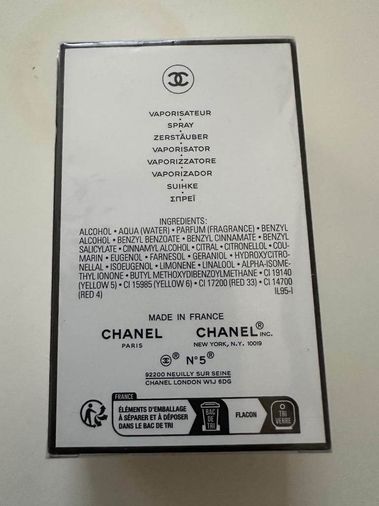 AUTHENTIC CHANEL No5 EDP 50ml