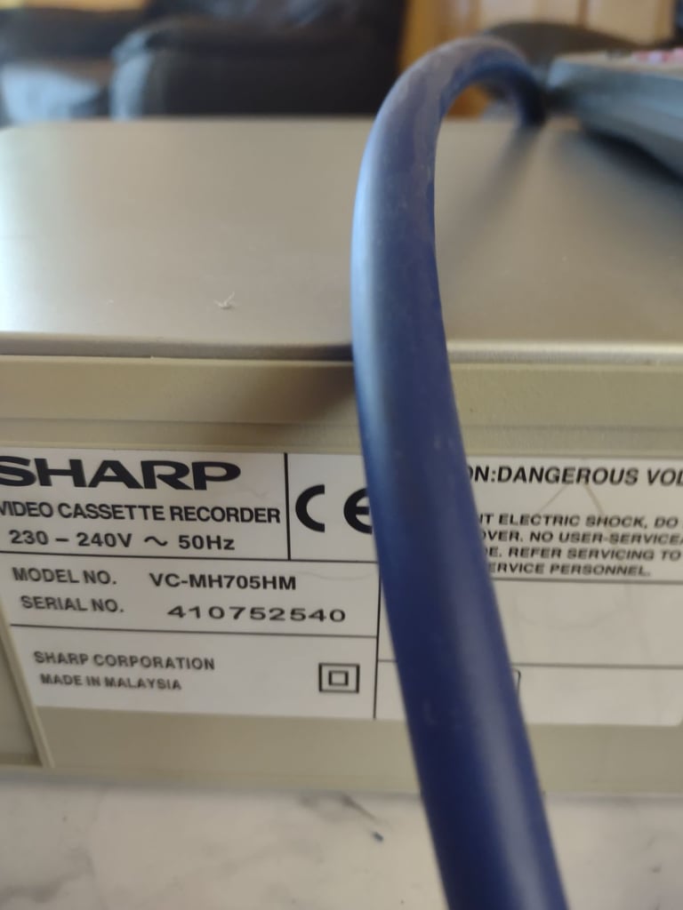 image for Sharp VHS player 