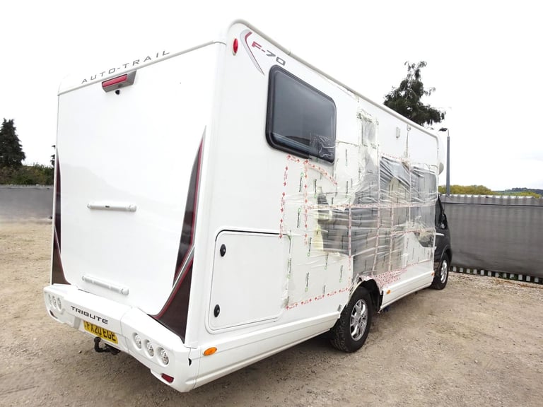 2020 20 REG FORD AUTO-TRAIL TRIBUTE F70 MOTOR HOME DAMAGED REPAIRABLE SALVAGE