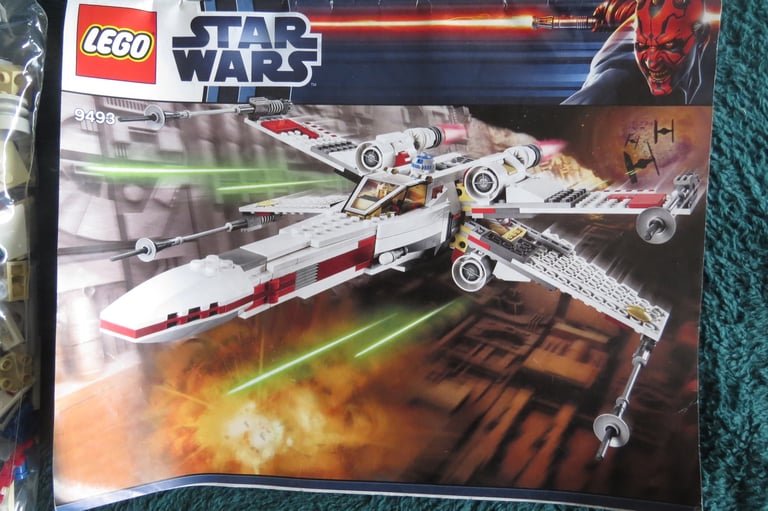 LEGO 9493 STAR WARS X-WING STARFIGHTER 100% COMPLETE + BOX + MANUAL
