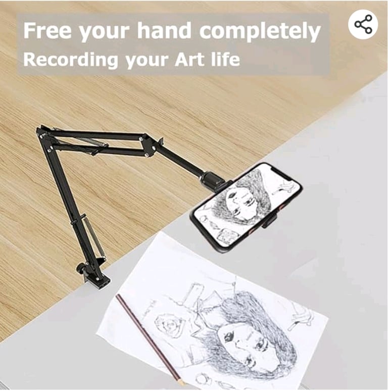 Overhead Tripod Mount Articulating Arm,Long Video Webcam Stand