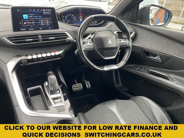 2017 Peugeot 3008 1.6 BlueHDi GT Line SUV 5dr Diesel EAT Euro 6 (s/s) (120 ps) Diesel Automatic