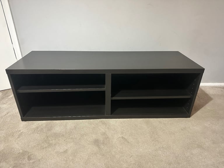 image for IKEA BESTÅ TV bench in black-brown