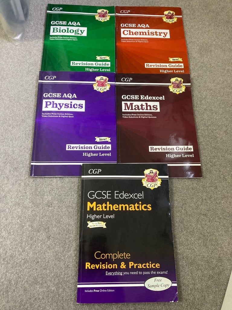 image for GCSE revision books bundle