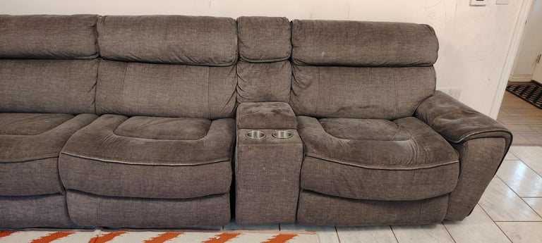 Reclining Sofa (corner microfiber, reclining sofa) 