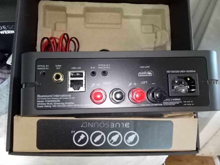 Bluesound Powenode amplifier 
