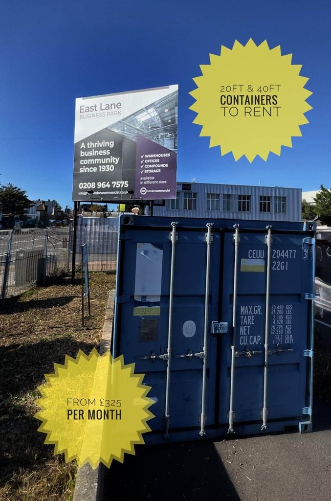 Containers To Rent in Wembley