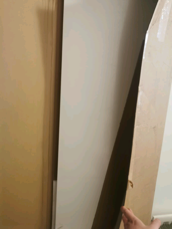 Harmony Furnishings Cupboard Full Door High Gloss White New