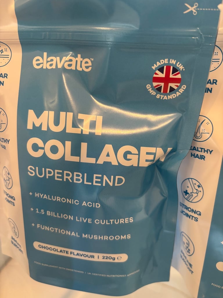 image for 3 packs of 220 g of collagen multivitamin 