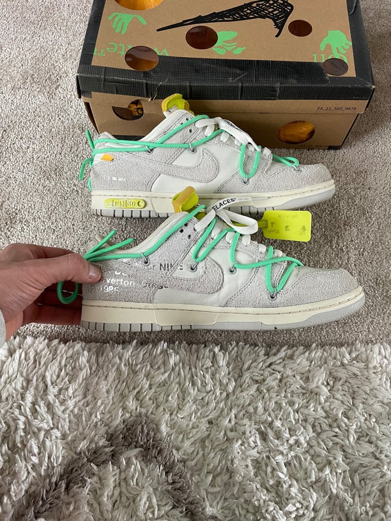 Nike dunk off-white 100% authentic og box 
