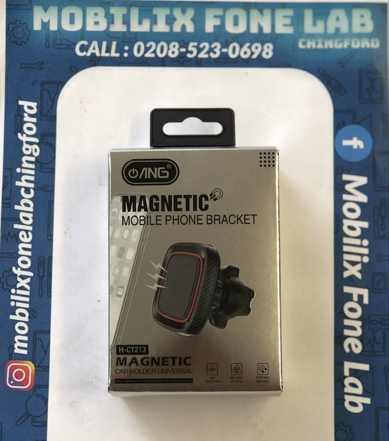 ANG Strong Car Magnet Phone Holders for Dashboard, Windscreen and Airvent Available