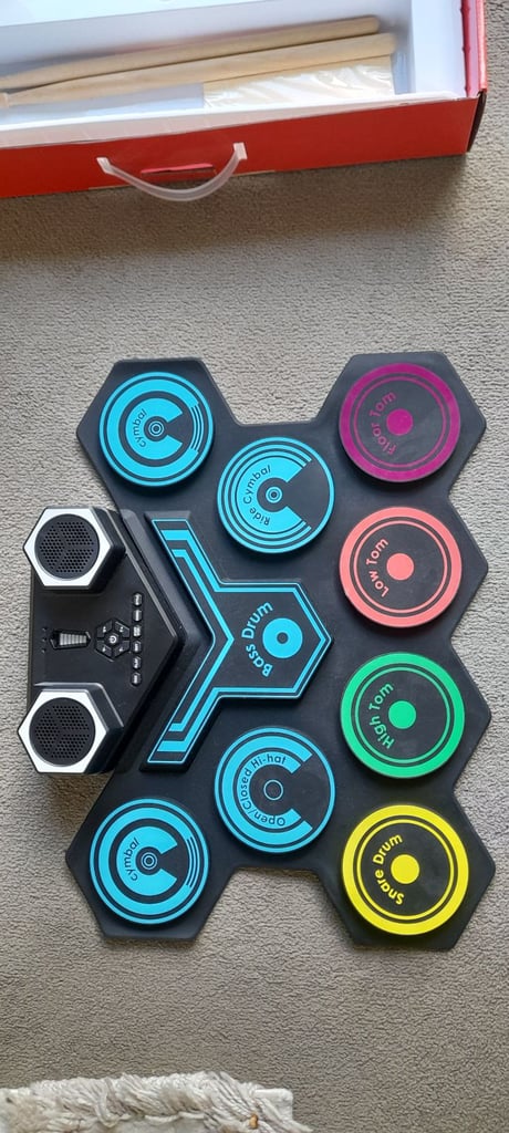 Portable Roll up Drum Kit