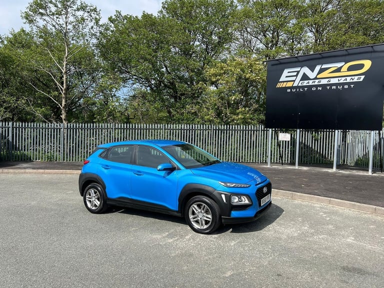 2018 68 REG HYUNDAI KONA S T-GDI 1.0 PETROL HATCHBACK BLUE EURO 6 ULEZ