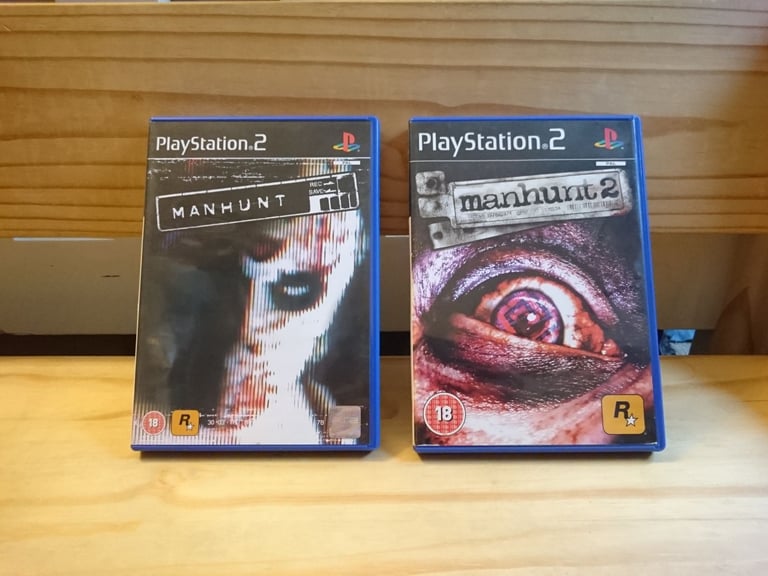 Playstation 2 Games Manhunt 1 & 2 Rare Mint Bundle CAN POST