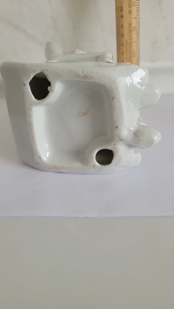 Victorian Staffordshire Spill Vase – “Tea Drinkers” Parian Figure (c.1860–1880)