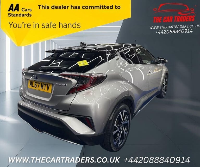 2017 Toyota C-HR 1.8 VVT-h Dynamic SUV 5dr Petrol Hybrid CVT Euro 6 (s/s) (122 ps) SUV Hybrid Aut...