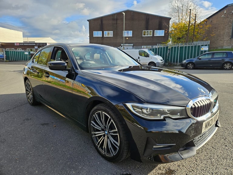 2021 21 BMW 3 SERIES 318D DIESEL Sport Black Damaged Repaired CAT N
