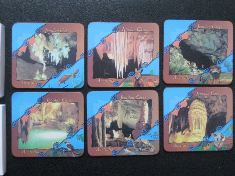 image for Australian Icon Collection: Jenolan Caves - Set of 6 Coasters for £2.00
