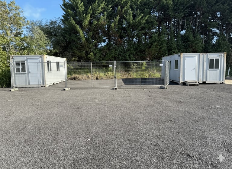 Secure Yards with Office and Containers Available - Horsham, West Sussex RH13 5PX
