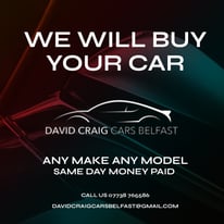 We will buy your car! Contact us for a free quote 
