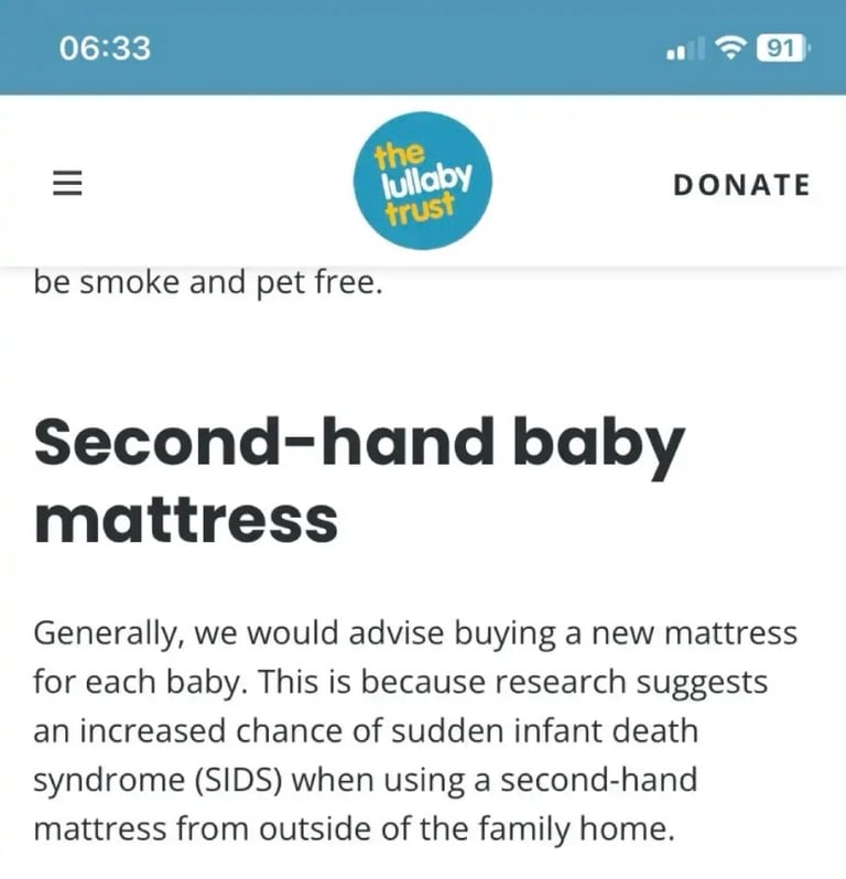 Mamas & Papas cot bed