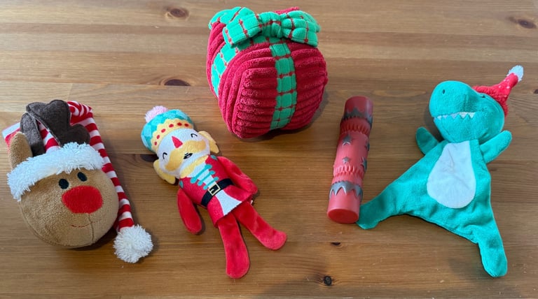 x5 Xmas Dog Toys
