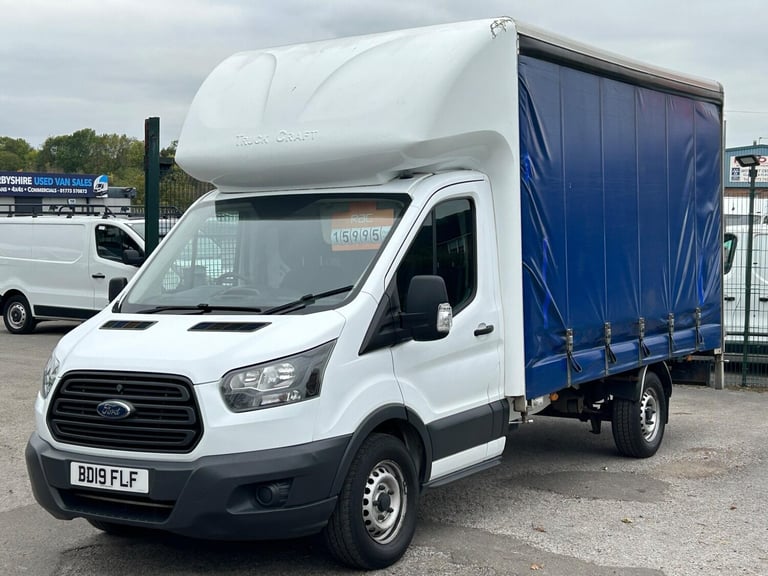 2019 Ford Transit 350 curtain side l3 2.0 euro 6 130bhp CHASSIS CAB Diesel Manual