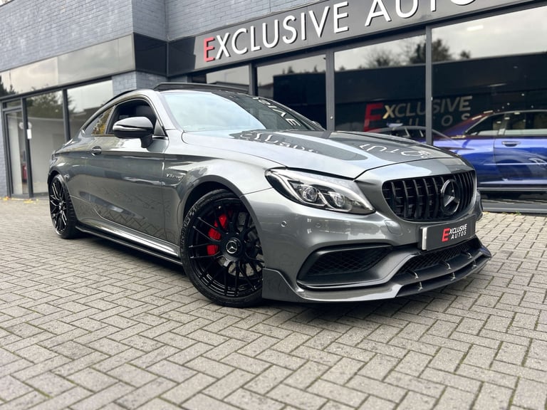 2018 Mercedes-Benz C Class 4.0 C63 V8 BiTurbo AMG (Premium Plus) + BODYKIT + HUD + PAN ROOF + Cou...