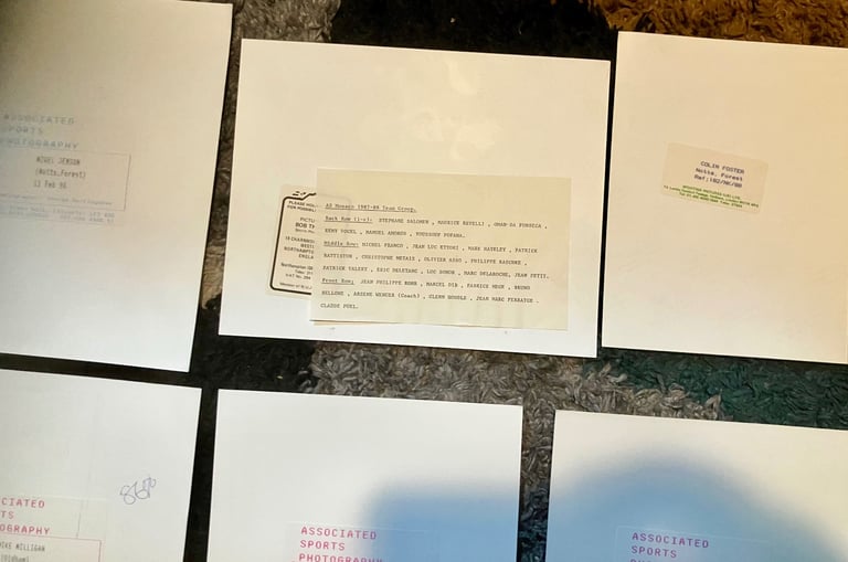 Original press photos - football 