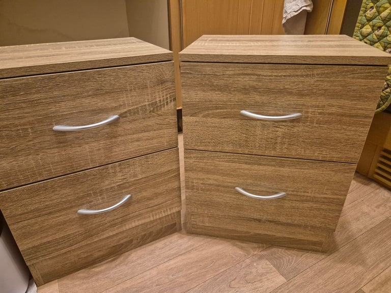 Bedside tables x2