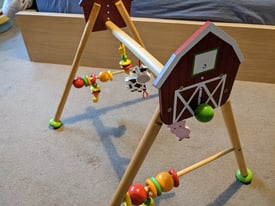 REDUCED Wooden baby gym