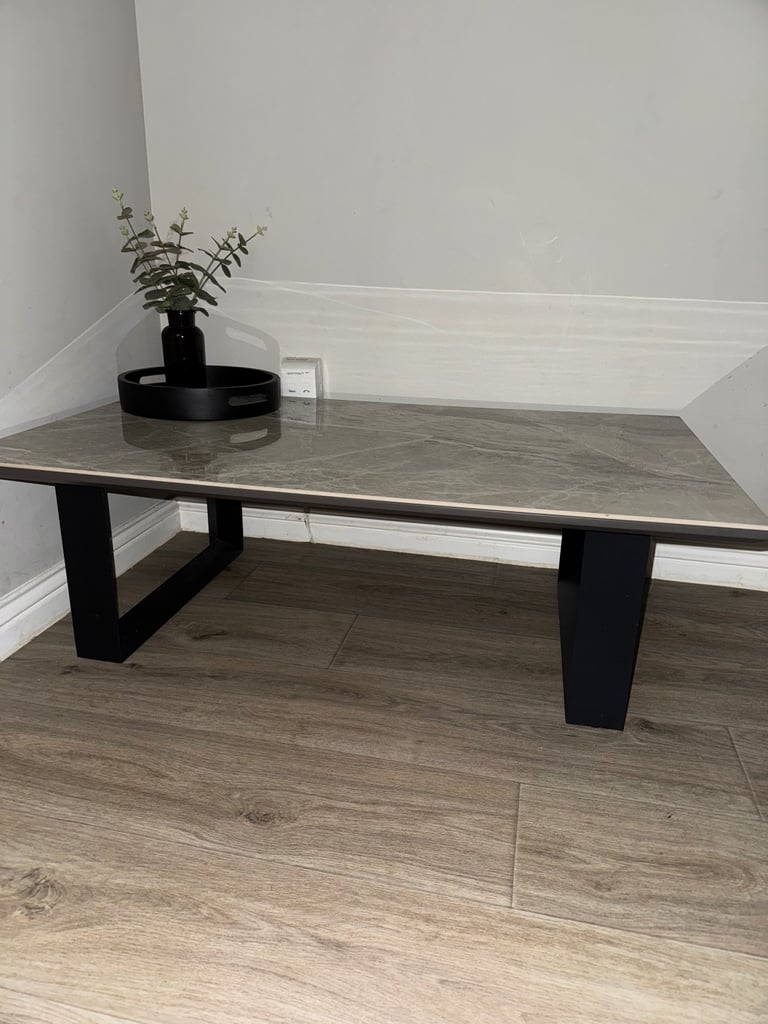 Marble Effect Coffee Table 