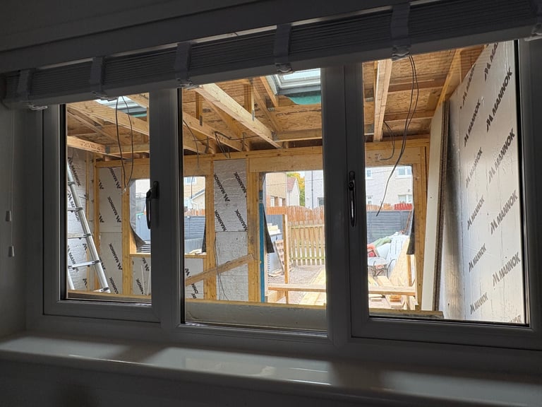 Window - white UPVC double opening 1.7mx1.7m